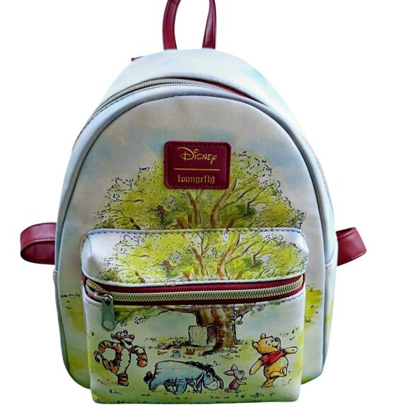 Disney Handbags - Disney Loungefly Winnie the Pooh & Friends Always Adventure Sketch Mini Backpack